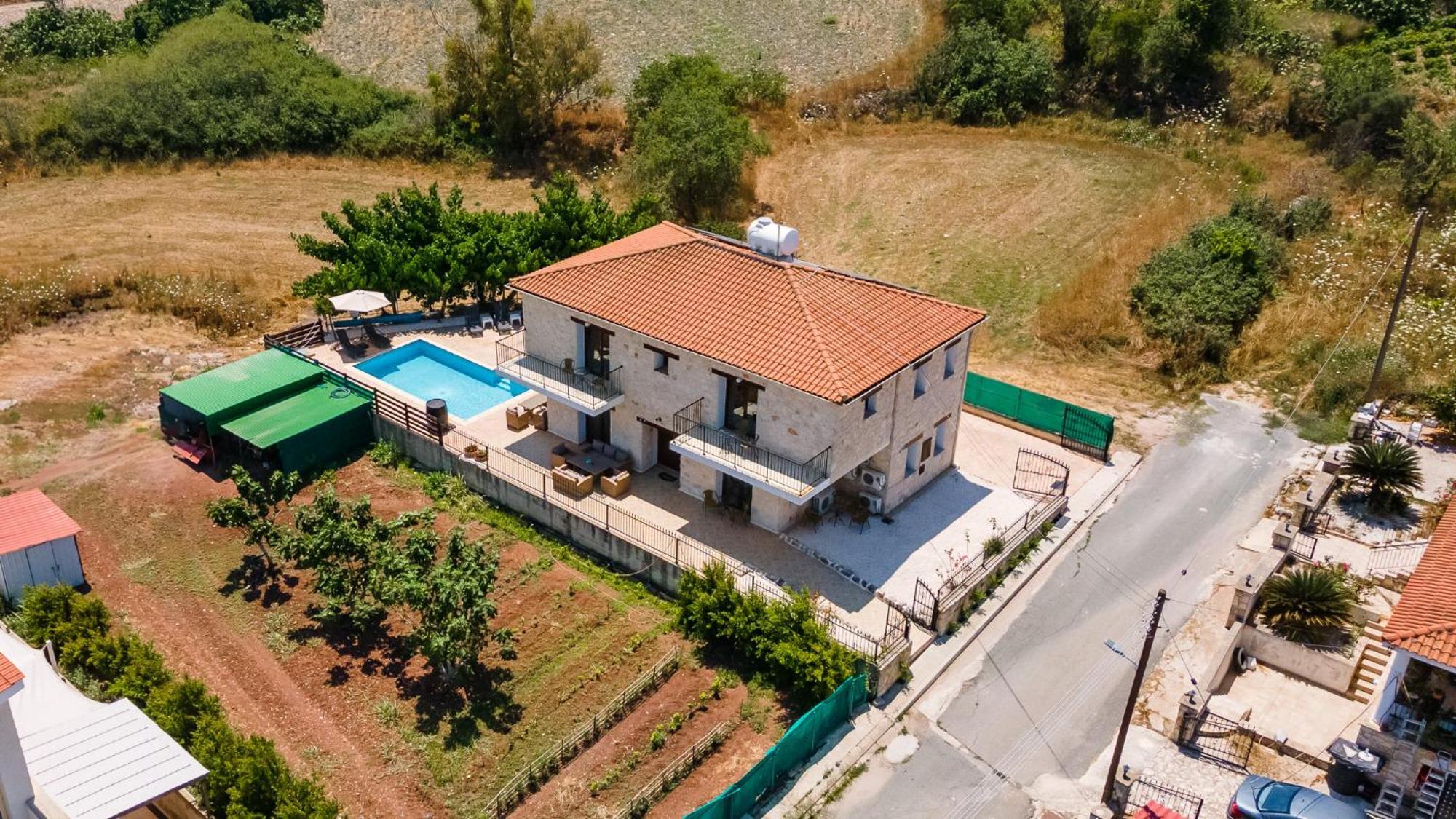 Villa Nikolina Dhrousha Bagian luar foto
